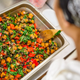 The makings of a vegan meal in Euphebe’s Brooklyn kitchen, where the chefs are graduates of the Natural Gourmet Institute.
